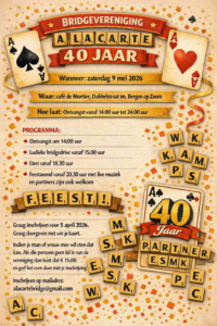 40 jaar A La Carte.